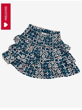 Hannah Andersson print ruffle twirl skirt